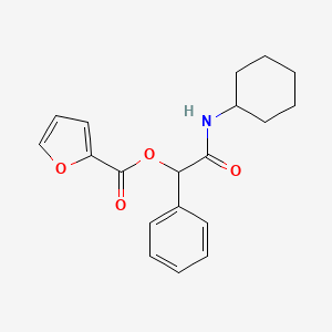 2-Furancarboxylic acid [2-(cyclohexylamino)-2-oxo-1-phenylethyl] ester