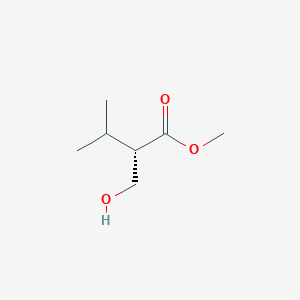 Butanoic acid, 2-(hydroxymethyl)-3-methyl-, methyl ester, (S)-