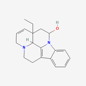 15-Ethyl-1,11-diazapentacyclo[9.6.2.02,7.08,18.015,19]nonadeca-2,4,6,8(18),13-pentaen-17-ol