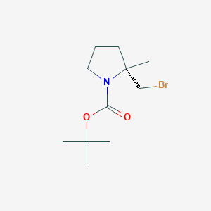 tert-butyl (2R)-2-(bromomethyl)-2-methylpyrrolidine-1-carboxylate