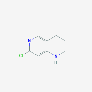 7-Chloro-1,2,3,4-tetrahydro-1,6-naphthyridine