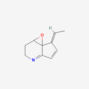 7-Ethylidene-1a,2,3,7-tetrahydrocyclopent(b)oxireno(c)pyridine