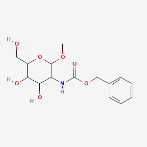 benzyl N-[4,5-dihydroxy-6-(hydroxymethyl)-2-methoxyoxan-3-yl]carbamate