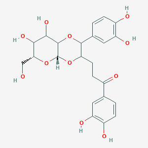 molecular formula C23H26O11 B1229177 Capituloside 