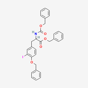 Benzyl 3-(3-iodo-4-phenylmethoxyphenyl)-2-(phenylmethoxycarbonylamino)propanoate