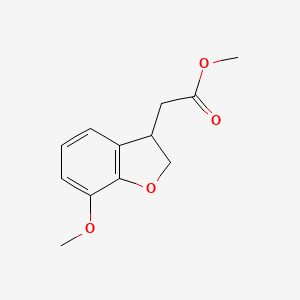 Methyl 7-Methoxy-2,3-dihydrobenzofuran-3-acetate