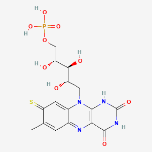 molecular formula C16H19N4O9PS B1229184 8-Mercapto-fmn CAS No. 71800-98-1