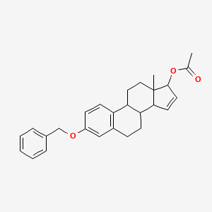 (13-Methyl-3-phenylmethoxy-6,7,8,9,11,12,14,17-octahydrocyclopenta[a]phenanthren-17-yl) acetate