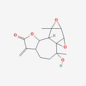 (3aS,6aS)-3abeta,5,6,7abeta,7bbeta,8a,8bbeta,8cbeta-Octahydro-6beta-hydroxy-6,8abeta-dimethyl-3-methylene-4H-bisoxireno[1,8a