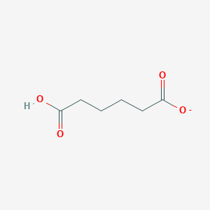 molecular formula C6H9O4- B1229196 Adipate(1-) 