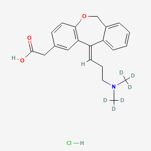 2-[(11E)-11-[3-[bis(trideuteriomethyl)amino]propylidene]-6H-benzo[c][1]benzoxepin-2-yl]acetic acid;hydrochloride