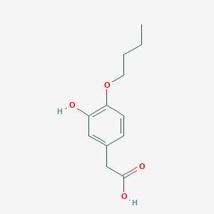 4-Butoxy-3-hydroxyphenylacetic Acid