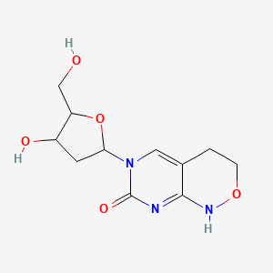 6-(b-D-2-Deoxyribofuranosyl)-3,4-dihydro-8H-pyrimido[4,5-c][1,2]oxazin-7-one