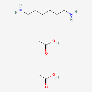 molecular formula C10H24N2O4 B12292226 acetic acid;hexane-1,6-diamine CAS No. 36994-77-1