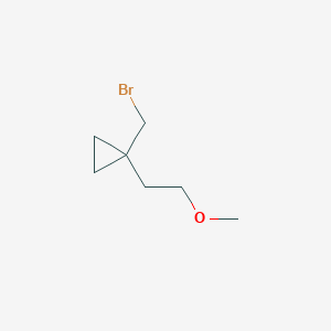 1-(Bromomethyl)-1-(2-methoxyethyl)cyclopropane