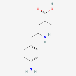 4-Amino-5-(4-aminophenyl)-2-methylpentanoic acid