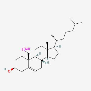 molecular formula C27H45IO B1229230 Iodocholesterol I-125 CAS No. 30461-91-7