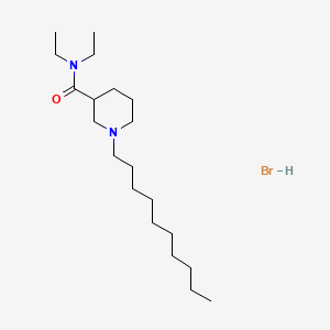 1-Decyl-3-(N,N-diethylcarbamoyl)piperidine hydrobromide