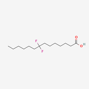 molecular formula C14H26F2O2 B1229239 8,8-Difluoromyristic acid CAS No. 66461-20-9