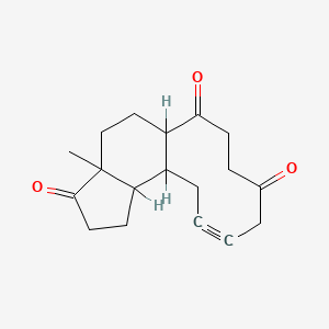 molecular formula C18H22O3 B1229240 Scoytr CAS No. 26012-92-0