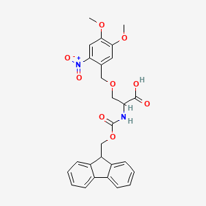 N-Fmoc-O-(4,5-dimethoxy-2-nitrobenzyl)-L-serine