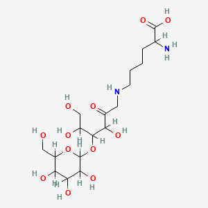 molecular formula C18H34N2O12 B1229242 Lactose-lysine CAS No. 34326-63-1