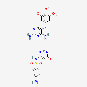molecular formula C25H30N8O6S B1229243 Sulfaton CAS No. 39469-68-6