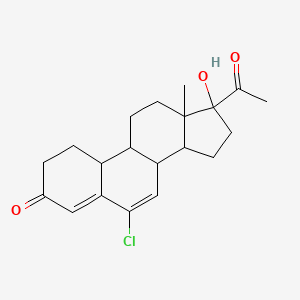 19-Norpregna-4,6-diene-3,20-dione,6-chloro-17-hydroxy-