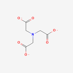 molecular formula C6H6NO6-3 B1229250 Nitrilotriacetic acid ion(3-) CAS No. 28528-44-1
