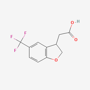 5-(Trifluoromethyl)-2,3-dihydrobenzofuran-3-acetic Acid