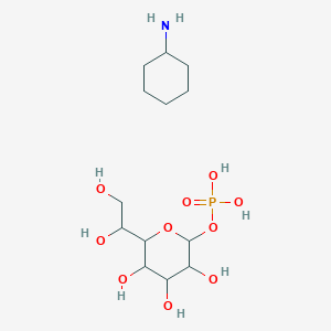 Cyclohexanamine;[6-(1,2-dihydroxyethyl)-3,4,5-trihydroxyoxan-2-yl] dihydrogen phosphate