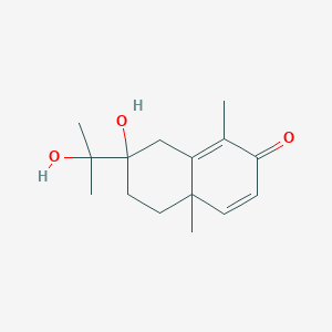 7-hydroxy-7-(2-hydroxypropan-2-yl)-1,4a-dimethyl-6,8-dihydro-5H-naphthalen-2-one