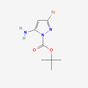 Tert-butyl 5-amino-3-bromo-pyrazole-1-carboxylate