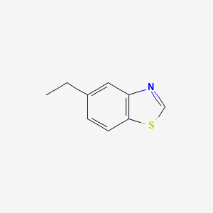 molecular formula C9H9NS B12292553 5-Ethyl-1,3-benzothiazole 