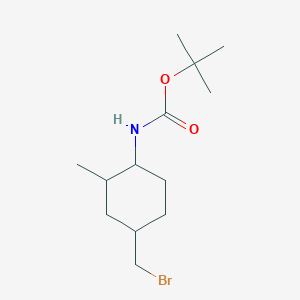 tert-Butyl (4-(bromomethyl)-2-methylcyclohexyl)carbamate