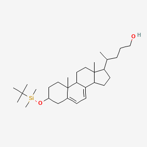 4-[3-[tert-butyl(dimethyl)silyl]oxy-10,13-dimethyl-2,3,4,9,11,12,14,15,16,17-decahydro-1H-cyclopenta[a]phenanthren-17-yl]pentan-1-ol