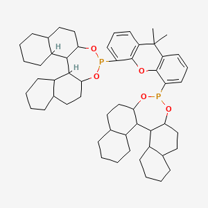 13-[5-(12,14-Dioxa-13-phosphapentacyclo[13.8.0.02,11.03,8.018,23]tricosan-13-yl)-9,9-dimethylxanthen-4-yl]-12,14-dioxa-13-phosphapentacyclo[13.8.0.02,11.03,8.018,23]tricosane