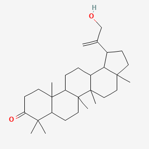 1-(3-hydroxyprop-1-en-2-yl)-3a,5a,5b,8,8,11a-hexamethyl-2,3,4,5,6,7,7a,10,11,11b,12,13,13a,13b-tetradecahydro-1H-cyclopenta[a]chrysen-9-one