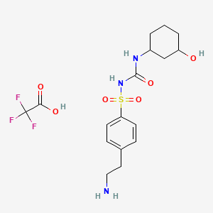 1-[4-(2-Aminoethylphenyl)sulfonyl]-3-(cis-3-hydroxycyclohexyl)ureaTrifluoroaceticAcidSalt