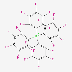 molecular formula C24BF20- B1229283 Tetrakis(pentafluorophenyl)borate 