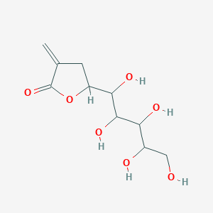 D-glycero-D-galacto-Nononic acid, 2,3-dideoxy-2-methylene-, gamma-lactone (9CI)