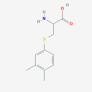 2-Amino-3-(3,4-dimethylphenyl)sulfanylpropanoic acid