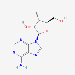 molecular formula C11H15N5O3 B1229296 3'-脱氧-3-甲基腺苷 CAS No. 26383-05-1