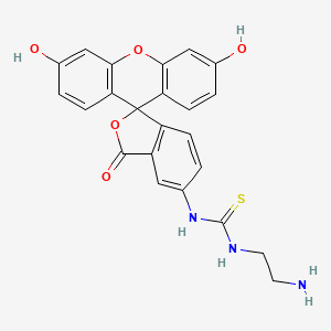 molecular formula C23H19N3O5S B1229301 Fluorescein thiocarbamylethylenediamine CAS No. 75453-82-6