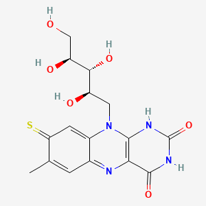 molecular formula C16H18N4O6S B1229304 8-Mercaptoriboflavin CAS No. 71800-64-1