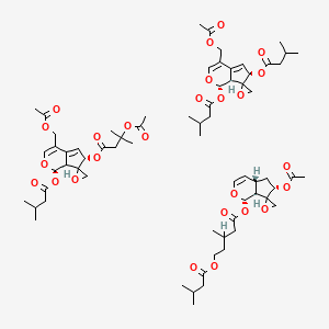 molecular formula C68H94O26 B1229305 Isovaltratum CAS No. 78769-65-0