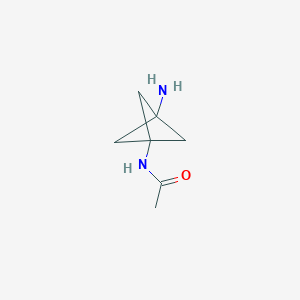 N-{3-aminobicyclo[1.1.1]pentan-1-yl}acetamide