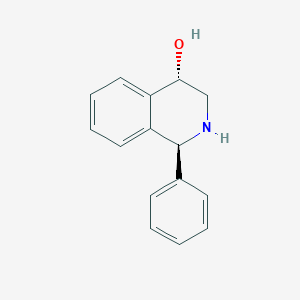 4-Isoquinolinol, 1,2,3,4-tetrahydro-1-phenyl-, trans-