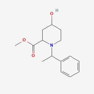 Methyl(2R,4R)-4-Hydroxy-1-[(R)-1-phenylethyl]piperidine-2-carboxylate