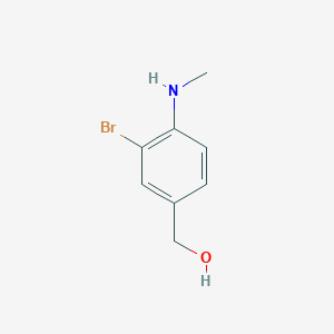 (3-Bromo-4-(methylamino)phenyl)methanol